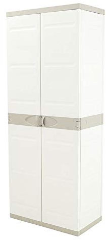 Armario TITANIUM70cm 4 ESTANTES color BEIG(70cm de ancho x 44cm de hondo x176cm de Alto)