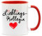 Lieblingskollegin Tasse in hochwertiger Qualität, beidseitig bedruckt. Für die beste Kollegin in jedem Büro. Da freut sich jede Kollegin, Chefin oder Freundin bei der Arbeit drauf. (A-Rot)