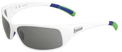 Bollé Recoil Sonnenbrille, Unisex, Erwachsene, Weiß/Blau, matt, Größe L