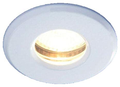 Hib LED Shower Bathroom Spotlight IP65 Waterproof 100 Minute Fire Rated Ceiling (White, 1 Light)