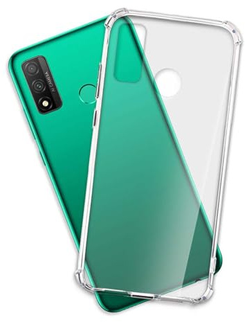 mtb more energy® Custodia Crystal Armor per Huawei P Smart 2020 (6.21'') - Hard PC Back & Soft Silikon Bumper - Angoli rinforzati - Trasparente - TPU PC Case Cover