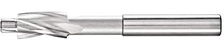 PFERD HSS Flachsenker mit Führungszapfen | Ø 10,0 mm, Schaft-ø 8 mm, DIN 373, fein | 25203102 – für Durchgangslöcher