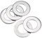 sourcing map 60mm x 33mm x 3mm Carbon Steel Flat Washer for Screw Bolt 5Pcs