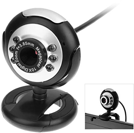 Multi-Megapixel HD Pro Webcam, 10X Digital Zoom, Plug and Play 1080p Camera with Integral Microphone for Desktop, PC, MAC, Laptop