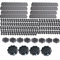HBBY Technik Ersatzteile Set, Technik Lauffläche Breite Raupenkette Bausatz Klemmbausteine Kompatibel Mit Lego Technic Ersatzteile