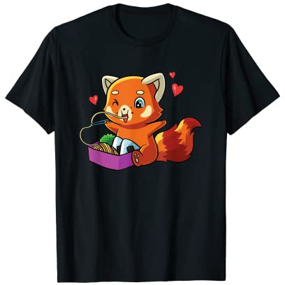 Red Panda Kawaii Boîte à bento T-Shirt