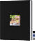 Benjia Fotoalbum Einsteckalbum A4 Hochformat 50 Seiten Hüllen, Leinenbezug Fotoalbum zum Einstecken für 50 A4 Fotos Schwarz