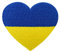 Finally Home Ukraine Herz Flagge Patch zum Aufbügeln | Frieden Patches, Peace Bügelbild, Aufbügler, Ukrainische Fahne Aufnäher