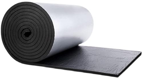 Isolante Termico,Pannello Riflettente Termosifoni,Stuoia Cotone Isolante Autoadesivo,Isolante Insonorizzante per Auto, Schiuma Acustica Antirumore,isolamento termosifoni,5mm(thk),1*2M(2m²)
