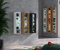 VCM Holzregal hängend | platzsparendes Regal | Maße: H. 152 x B. 21 x T. 14 cm | Elegantes Regal hängend | Aufbewahrungsregal | Bücherregal | Wandregal - Rasato XL Beton-Optik