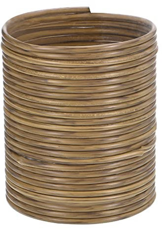 PATIKIL Korbwaren Reparatur Kit 30m/98ft PE Rattan Ersatz Reparatur DIY Set für Korbweide Befestigung Möbel Terrasse Möbel Reparatur Stroh Gelb