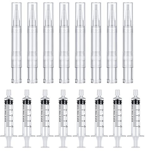 Fuyamp 16PCS Touch up Paint Pen, 5ml Paint Touch up Pen for Walls Refillable Paint Pen Touch up Paint Brushes Fillable Paint Brush Pens Tool for Drywall Wall Cabinets Furniture Wood Furniture