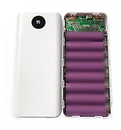 NATEFEMIN Plastic Power Charger DIY QC 3.0 Case Battery 18650 Fast Charger Box Shell Kit No Battery Accessory Part