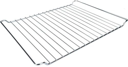 Anakel Home Repuesto Rejilla Horno, Bandeja Horno 481245819334 Compatible con Horno WhirlPool, Ignis, Algor, Bauknecht | Fácil Limpieza, Acero Inoxidable, 445 x 340 x 22 mm