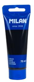 MILAN® Tubo 75 ml pintura acrílica negro