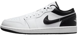Nike Air Jordan 1 Low Herren Trainers 553558 Sneakers Schuhe (UK 7.5 US 8.5 EU 42, White Black White 132)