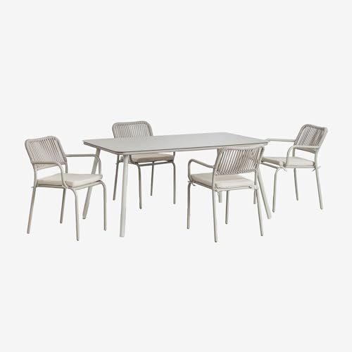 SKLUM Garten-Set Tisch und 4 Stühle Arhiza