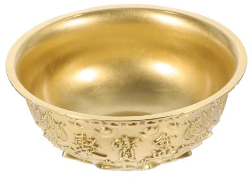 TOPPERFUN Cuenco de Cornucopia Originales presentes Originales Dinero de Bronce Cuenco del de Oro Cuenco del de latón decoración hogareña Cuenco Dorado Otaku