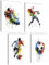 mojoliving Fussball Poster Set Fussball Geschenke Jungen Fussball Deko Fussball Kinderzimmer Fußball Bilder Poster Fußball Geschenk Fussball Junge Fußball Geschenke für Jungs Fussball Geburtstag