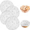 4Pcs Bread Schüsselabdeckungen, Elastische Schüsselabdeckungen zum Gären von Brot, Gärhaube, Schüsselabdeckungen für Gärhüllen für Sauerteig, Abdeckhauben für Schüsseln