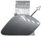 Copertura Gancio Traino Paraurti Anteriore Auto Copertura Gancio Traino Tappo Finitura Per B&MW X1 Series F48 F49 2016 2017 2018 2019 2020(Mineral Grey)