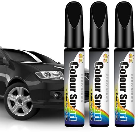 Nadiaen 3 Pcs Car Touch up Paint Pen 3 Pcs Car Paint Touch up Red Touch up Paint for Cars for Scratch Repair Car Paint Touch Up Pens 12ml (Black)
