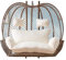 LBLFEBD 2 Seater Egg Chair Swing Cushion Thicken Hanging Cushion Outdoor Hanging Hammock Cushions Washable Thick 2 Persons Wicker Swing Pads Removable Egg Nest Shaped Basket （No Chair）
