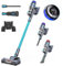 Homore Aspirateur Balai sans Fil, 600W/56Kpa/65Mins Aspirateur sans Fil avec écran Couleur, Aspirateur Balai avec Mode Automatique et Brosse Anti-emmêlement pour Tapis, Sols Durs, Poils d'animaux