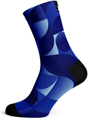 Sox Footwear Solid Royal Crew Socks, blue, 42-47