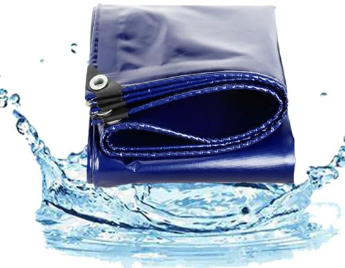 Lona impermeable resistente con ojales para jardín al aire libre, camping, lona impermeable duradera para uso en jardín y camping