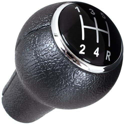 M MODECAR - Kompatibel mit Passend für Audi 80 B3 B4 85-96 Schalthebelknauf SCHWARZ 5 GÄNGE für 443 711 141K, 443 711 141 K, 443 711 141, 443711141K, 443711141 K, 443711141,