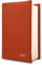 HANOI Collection® Verstellbare gepolsterte Buchhülle. Große gepolsterte Schutzhülle für Bücher. Buchcover-Hülle (Orange, Kleine)