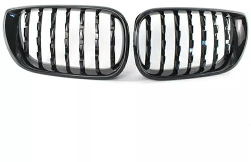 YCYHMHH Parrilla frontal de diamante negro brillante para BMW E46 4D 2002-2005