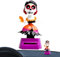 Schädel Wackelkopf Für Auto | Solar-Skull-Deko Wackelfiguren | Lustige Desktop Figur Automatische Schreibtisch Deko Für Familie Freunde Erwachsene Kollegen
