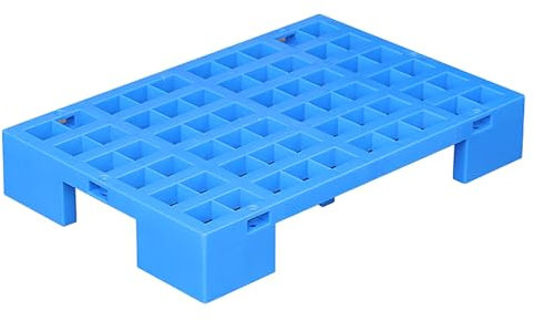 PQXQZ Palette Plastique Palette de Sol Imperméable Caillebotis de Rangement Respirant Palettes Surélevées pour Présentoirs Supermarchés Entrepôts(60x40x10cm)