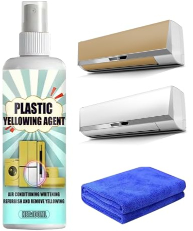 Limpiador de aire acondicionado, 100 ml, condensador CA, espuma de limpieza, ideal para panel de aire acondicionado, carcasa de y panel de hervidor de agua