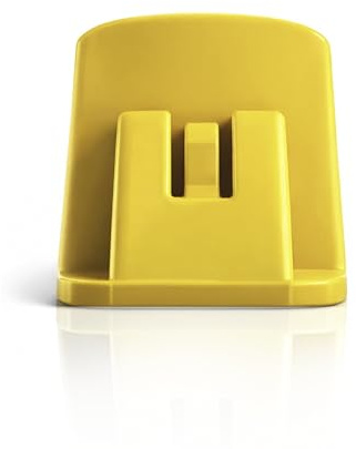 Sanoforma® - Supporto Universale per T.pass per auto - 2 Pezzi Clip di supporto per telepedaggio - Compatibile con Sistemi 2019 e M00neyG0 - Giallo, 3x3x1 cm - Fissaggio Sicuro