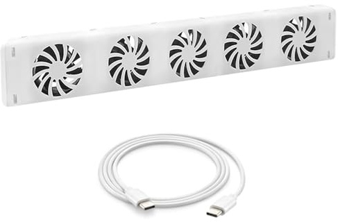 Ventilador de radiador doméstico que funciona silencioso, ahorro de energía, ventilador de calentador, amplificador de radiador inteligente, velocidad ajustable con 5 ventiladores, fácil instala