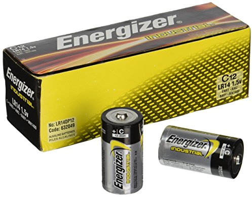 Energizer C Alkaline Industrie Batterien, Box mit 12 Stück