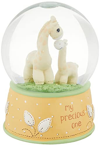 Precious Moments Precious One Giraffe Schneekugel, Harz/Glas, Gelb