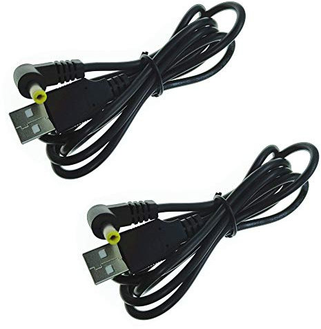 DZYDZR 2 Stücke USB A 4,0mm x 1,7mm DC-Hohlstecker 5V 2A Netzkabel(1 m)