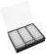 Nail Display Case with Lid, 30 Grids Empty Nail Art Storage Box, Portable Nail Tips Organizer for Nail Art Supplies Accessories Black