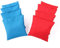 Cornhole Bean Bag Set (8er) - 4 rote und 4 Blaue Cornhole Säckchen, Corn Filled Cornhole Cloth Bags Trainingsausrüstung für Corn Hole Game im Freien