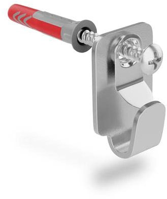 Ikon Picture Hooks Heavy Duty Steel Safety Hook kit for Brick/Plasterboard/Concrete/Block Wall (5)