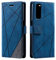 SONWO Coque pour Realme 7 / Realme Narzo 20 Pro, Etui en Cuir PU Portefeuille Housse Fermeture Magnétique und Flip pour Realme 7 / Realme Narzo 20 Pro, avec Fermeture Magnétique, Bleu