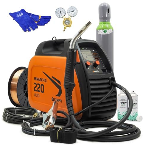 Kemppi MinarcMIG EVO™ 200 A MIG/MAG Inverter Soldadora Sinergia Aluminio SET