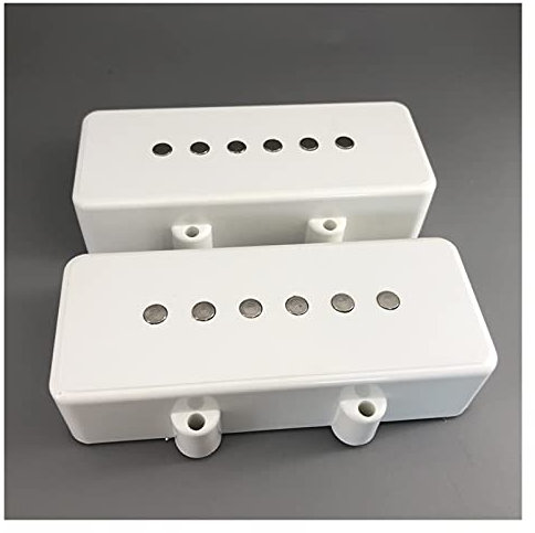 Doppelspulen-Humbucker Alnico Gitarrentonabnehmer für Jazzmaster Gitarre Weiß Pickups