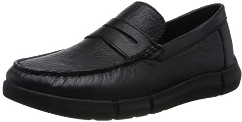 Geox U ADACTER M Wide Moccasin, Black, 40 EU