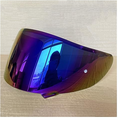 EVURU Helmlinsen-Visier-Ersatz Für SHOEI X14 NXR CWR1 Z7 RF1200 für Xspirit Helmschild Hochfeste Uv-geschnittene Windschutzscheibe Casco Moto Zubehör Helmvisier (Color : 7)