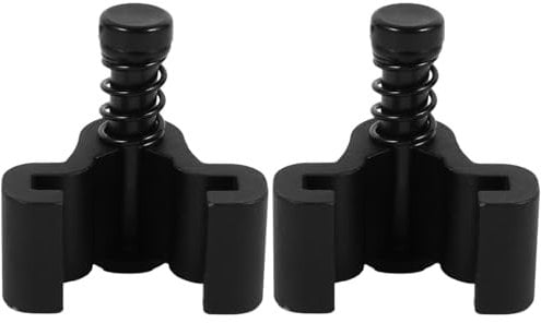 2 piezas tope de puerta corredera negro ajustable de aluminio para puerta de granero accesorios